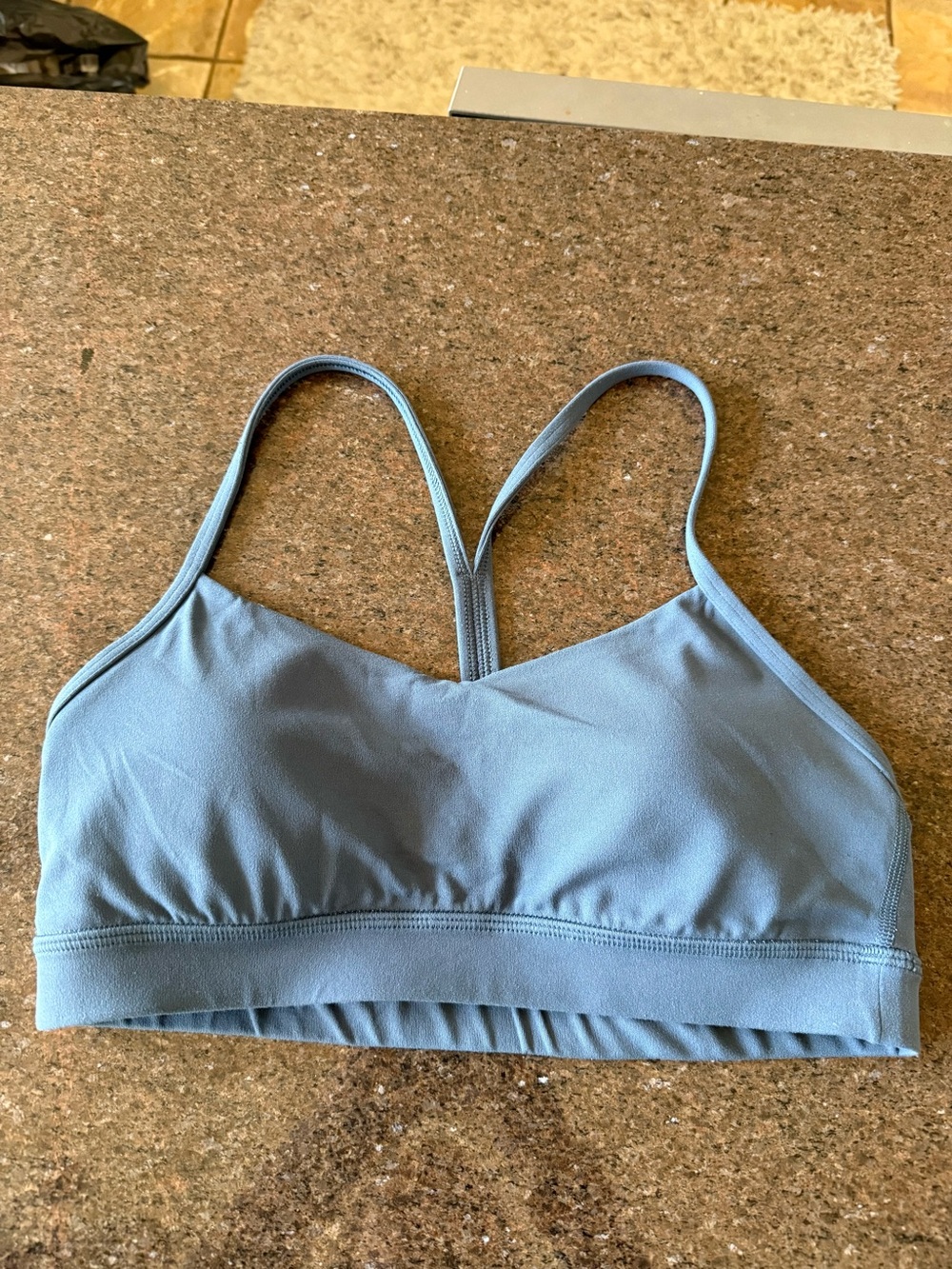 lululemon athletica Light Blue Strappy Sports Bralette